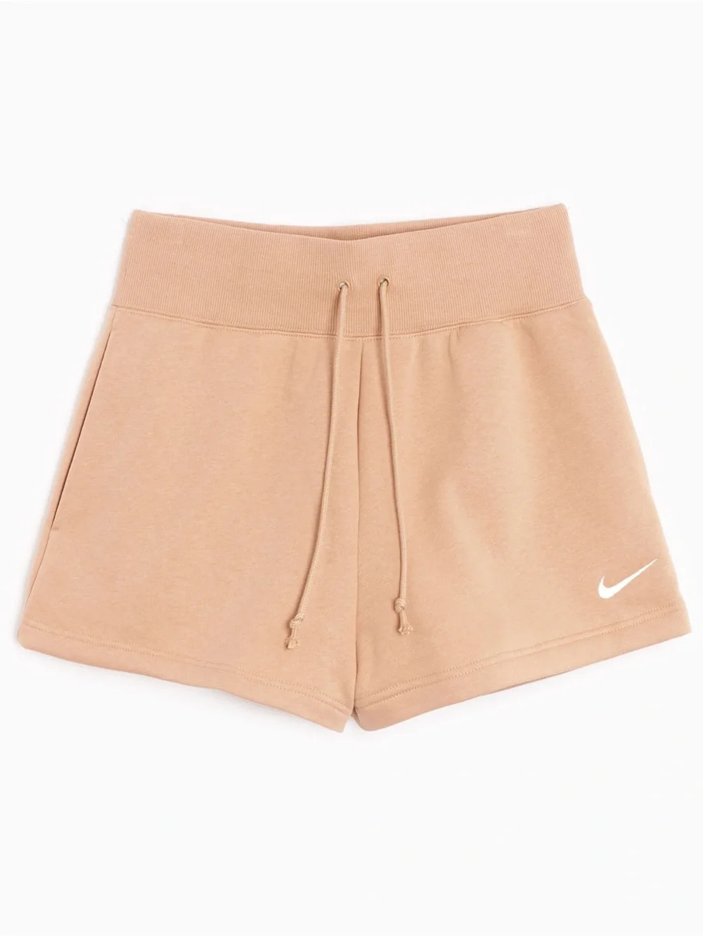 Nike Women's Tan Fleece Lounge Shorts